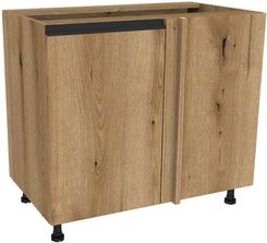 Zdjęcie Fabryka Mebli Rawa Szafka Dolna Narożna Presto Plus Narożna 90-105cm Płyta Laminowana Dąb Evoke Prawa - Gliwice