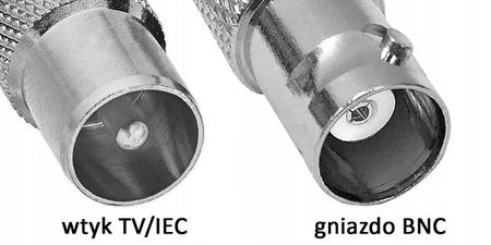 Stratos Adapter antenowy Rf TV/wtyk-BNC/gniazdo 75Ohm - zdjęcie 3