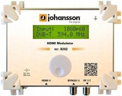 Johansson Modulator Hdmi do naziemna Dvb-t kablówka Dvb-c 8202 24/7 38dB
