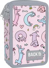 Zdjęcie Back Up Backup Piórnik Szkolny Trzykomorowy Z Wyposażeniem Kredki Pisaki Cute Jamni - Kartuzy