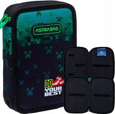 Zdjęcie Astrabag Piórnik Szkolny Dwukomorowy Bez Wyposażenie Pixel Do Your Best - Ostroróg
