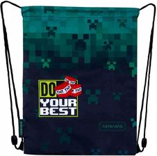 Zdjęcie Astrabag Worek Szkolny Na Obuwie Dla Chłopca Do Your Best - Łapy