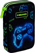 Zdjęcie Head Piórnik Szkolny Dwukomorowy Bez Wyposażenia Go Playing Neon - Annopol