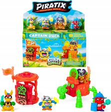 Zdjęcie Piratix Crazy Jungle Captain Pack 4 Figurki Losowe - Wąsosz