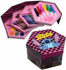 Zdjęcie Beniamin Stitch Zestaw Artystyczny Kredki Pisaki Farbki 46 Elementów - Zalewo