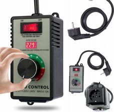 Zdjęcie Regulator obrotów 4000W silnika / mocy / napięcia w obudowie z gniazdkiem 230V - Stary Sącz