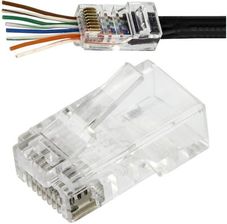 Alantec Wtyk Modularny Rj45 8P8C Kat.6 Nieekranowany Utp Drut Przelotowy Woreczek /100Szt./ (10001699000)