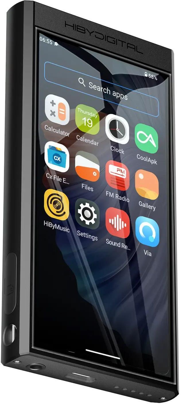 Hiby Digital M300 DAP ブラック HiBy Digital M300 czarny DAP Android 13