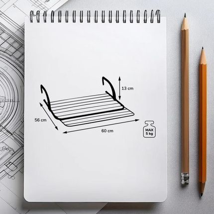 Awd Interior Suszarka Na Pranie Lilydry Wisząca Balkonowa 7M 1952 - zdjęcie 5