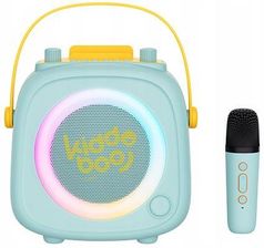 Zdjęcie Głośnik Mikrofon Zestaw 2w1 Karaoke Dla Dziecka Dzieci KidooBoo KidsVoice / KB23028MNT Miętowy - Świdnica