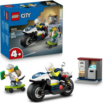 LEGO City 60455 Pościg na motocyklu policyjnym