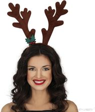 Zdjęcie Guirca Opaska Party Rogi Renifera Duże Brązowy GU41036 - Rzgów