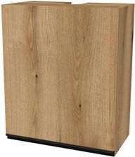 Zdjęcie Fabryka Mebli Rawa Szafka Wisząca Okapowa 60x72cm Płyta Laminowana Dąb Evoke Lewa - Lubin