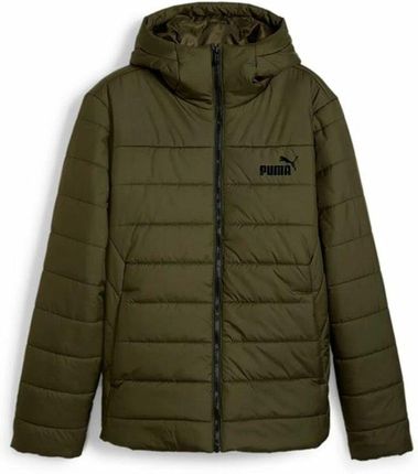 Męska kurtka sportowa Puma Essentials Hooded Padded Ciemna zieleń - M