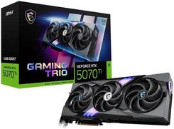 Zdjęcie MSI GeForce RTX 5070 Ti Gaming Trio OC 16GB (V531240R) - Łaszczów