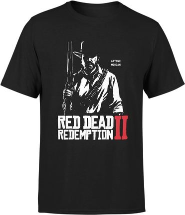 Koszulka Red Dead Redemption 2 Arthur Morgan Męska z nadrukiem (M, Błękit)