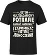 Jestem multizadaniowy potrafię słuchać ignorować i zapominać wszystko jednocześnie Męska koszulka (S, Błękit)