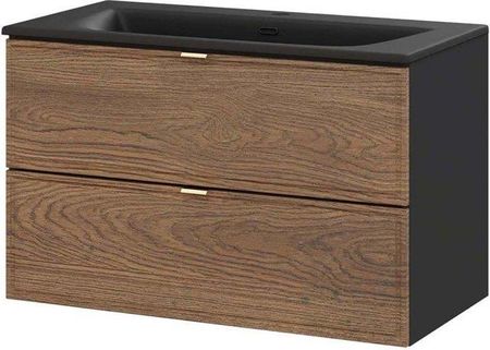 Comad Szafka Talia Casella Z Umywalką Meblową Sky Black 80Cm (SETTC80CMUMSKY1BM)