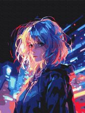 Zdjęcie Brushme Malowanie Po Numerach 40X50cm Cyberpunk - Śrem
