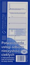 Zdjęcie Michalczyk I Prokop S-105-8 Potwierdzenie Usługi Odbioru Nieczystości Ciekłych Oraz Ich Transportu Do Stacji Zlewnej - Września
