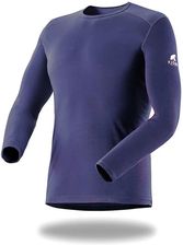 Zdjęcie Fjork Merino Męska Koszulka Z Długim Rękawem Wełny Merynosów Finn 140 Niebieskie - Halinów