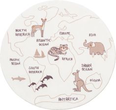 Zdjęcie Dywan Dziecięcy Softy Kids Animals World Koło 160 R - Lubin
