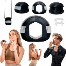 Drfit Silikonowe Urz�dzenie Do �wicze� Mi�ni Szcz�ki Czarny Op�r: 27kg