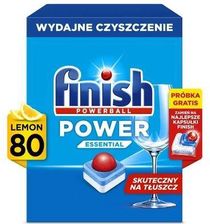 Finish Tabletki Do Zmywarek Power Essential Lemon 80szt. + Kapsułki Do Zmywarek Ultimate Plus 2szt.