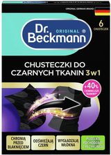 Zdjęcie Dr Beckmann Chusteczki Przywracające Czerń 3w1 6szt. - Ostroróg