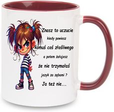 D-G Kubek Z Nadrukiem �mieszny Zabawny Tekst Bckami032 (BCKAMA�AMI032)