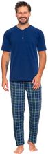 Zdjęcie Piżama męska Moraj PDM3200-003 niebieska - Żabno