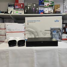 Uniview Zestaw Monitoringu Mini 3 Kamery Ip 4Mpx (IPC2124SBADF40KMI0)
