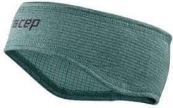 Sportowa opaska na głowę CEP Cold Weather unisex zielona