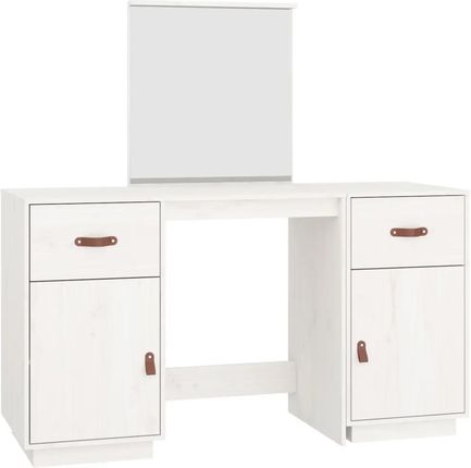 Zakito Home Toaletka Z Lustrem Sosnowa Biała 95X50X134Cm (Zh3107835)