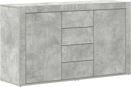 vidaXL Szafka Szaro Betonowa Płyta Drewnopochodna 120X36X69Cm (3333859)