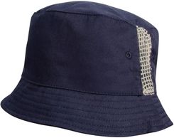 Deluxe Washed Cotton Mesh Panel Bucket Hat