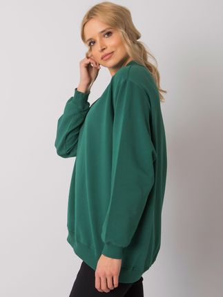 Bluza Ciemny zielony - zdjęcie 3