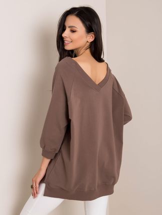 Bluza Brązowy - zdjęcie 2