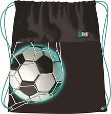 Zdjęcie St. Right Worek Szkolny Sportowy Gimnastyczny Na Buty Obuwie Do Szkoły Na Basen Trening Neon Football - Staszów