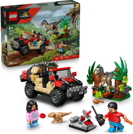 LEGO Jurassic World 76972 Ucieczka terenówką przed raptorem