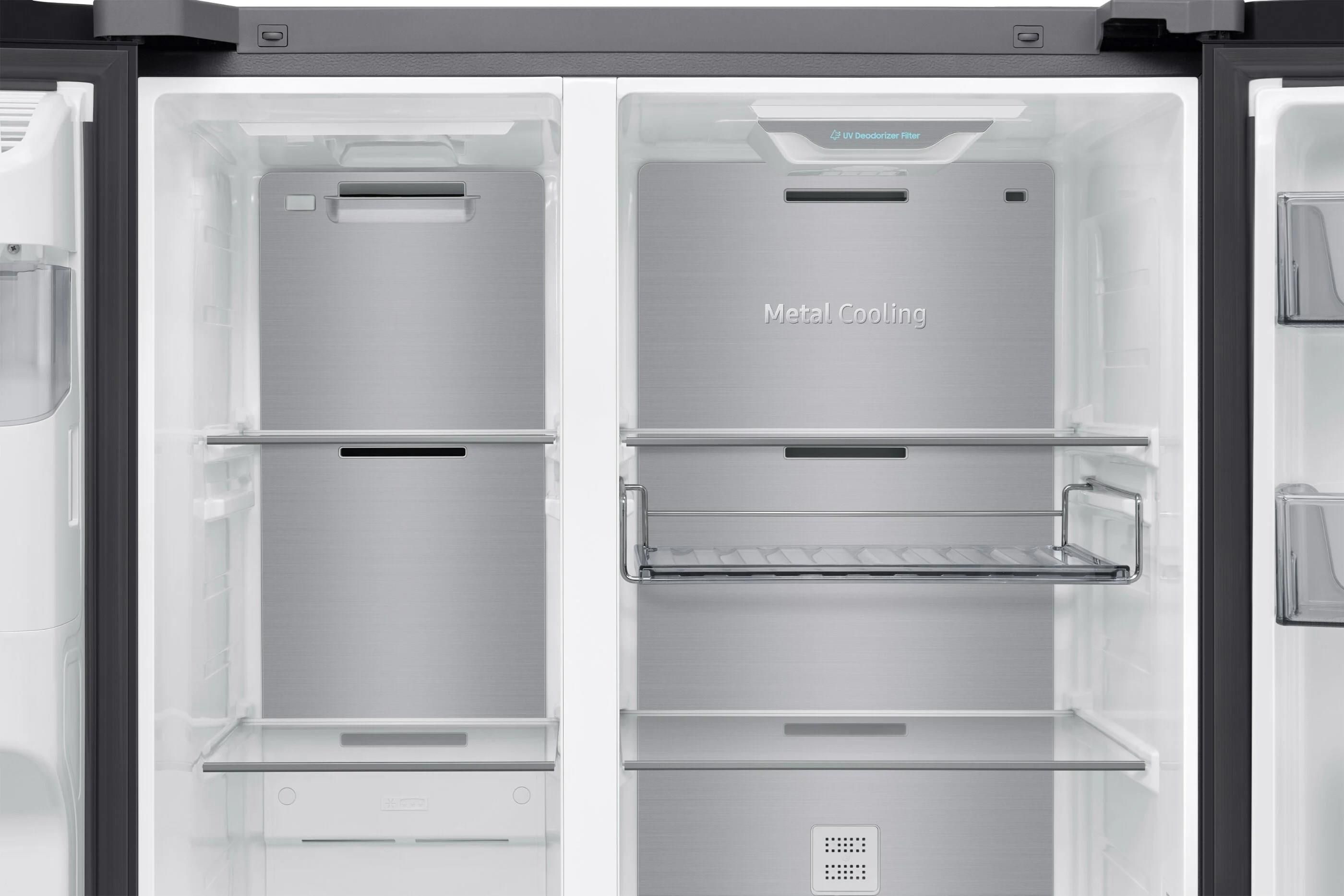 【Ruru ページ】 Lodówka Samsung RS80F64JEBEO Side By Side 178,6cm Czarne