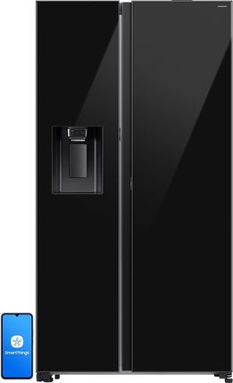 Lodówka Samsung RS70F64KEBEO Side By Side 178,6cm Czarne