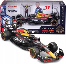 Zdjęcie Bburago Bolid F1 Red Bull Rb19 Figurka Sergio Perez 1:24 Model 18 28036 1828036 11 - Swarzędz