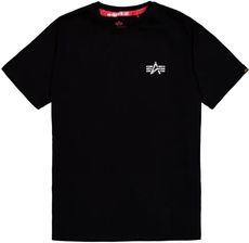 Alpha Industries Koszulka T Shirt Signature Back Print Black