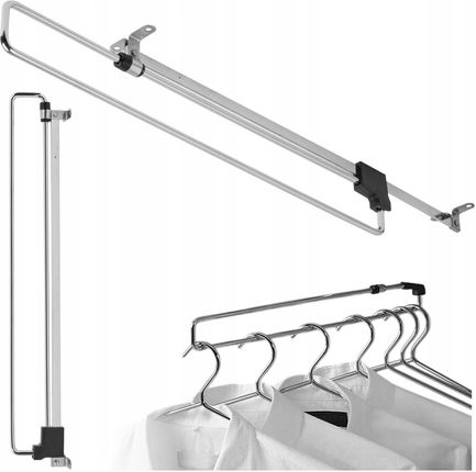 Bez Marki Wieszak Wysuwany Wysuwny L=350mm Chrom Do Szafy Garderoby Uniwersalny 10szt.