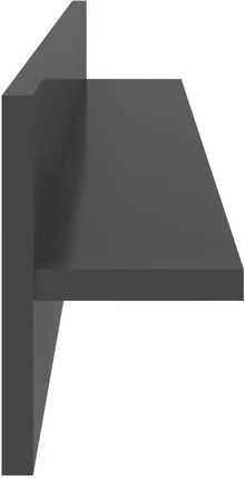 Zakito Home Eleganckie Półki Ścienne Szary 80X11,5X18Cm (ZH807350) - zdjęcie 3