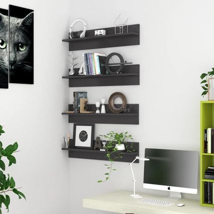 Zakito Home Eleganckie Półki Ścienne Szary 80X11,5X18Cm (ZH807350) - zdjęcie 2
