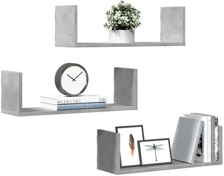 Zakito Home Półki Ścienna Beton 58X18X18Cm Szarość (ZH853284) - zdjęcie 2