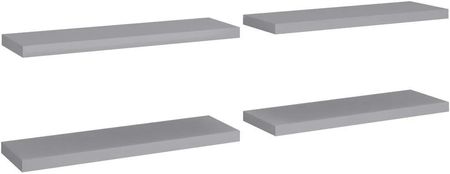 Zakito Stylowe Półki Ścienna 80X23,5cm Szary (Z323858)