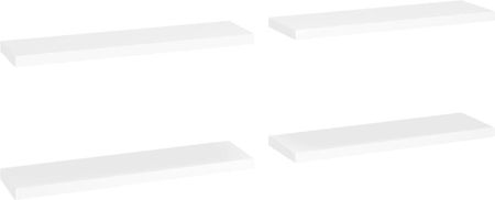 Zakito Stylowe Półki Ścienne 90X23,5X3,8Cm Białe (Z323819)